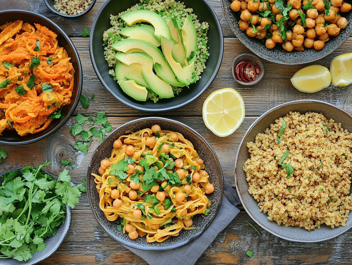 Vegan Cauliflower Fried Rice served in a bowl