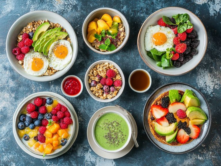 10 Healthy Breakfast Ideas to Start Your Day