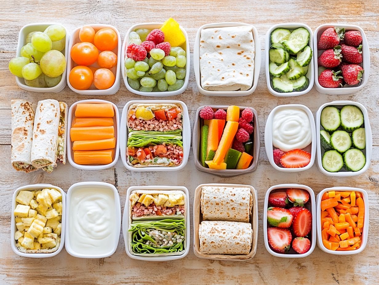 Colorful Quinoa and Black Bean Salad for kids' lunch