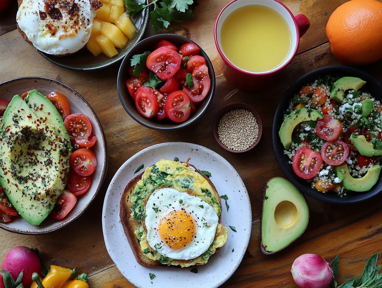 Savory breakfast recipe ideas for a nutritious and filling start to the day.