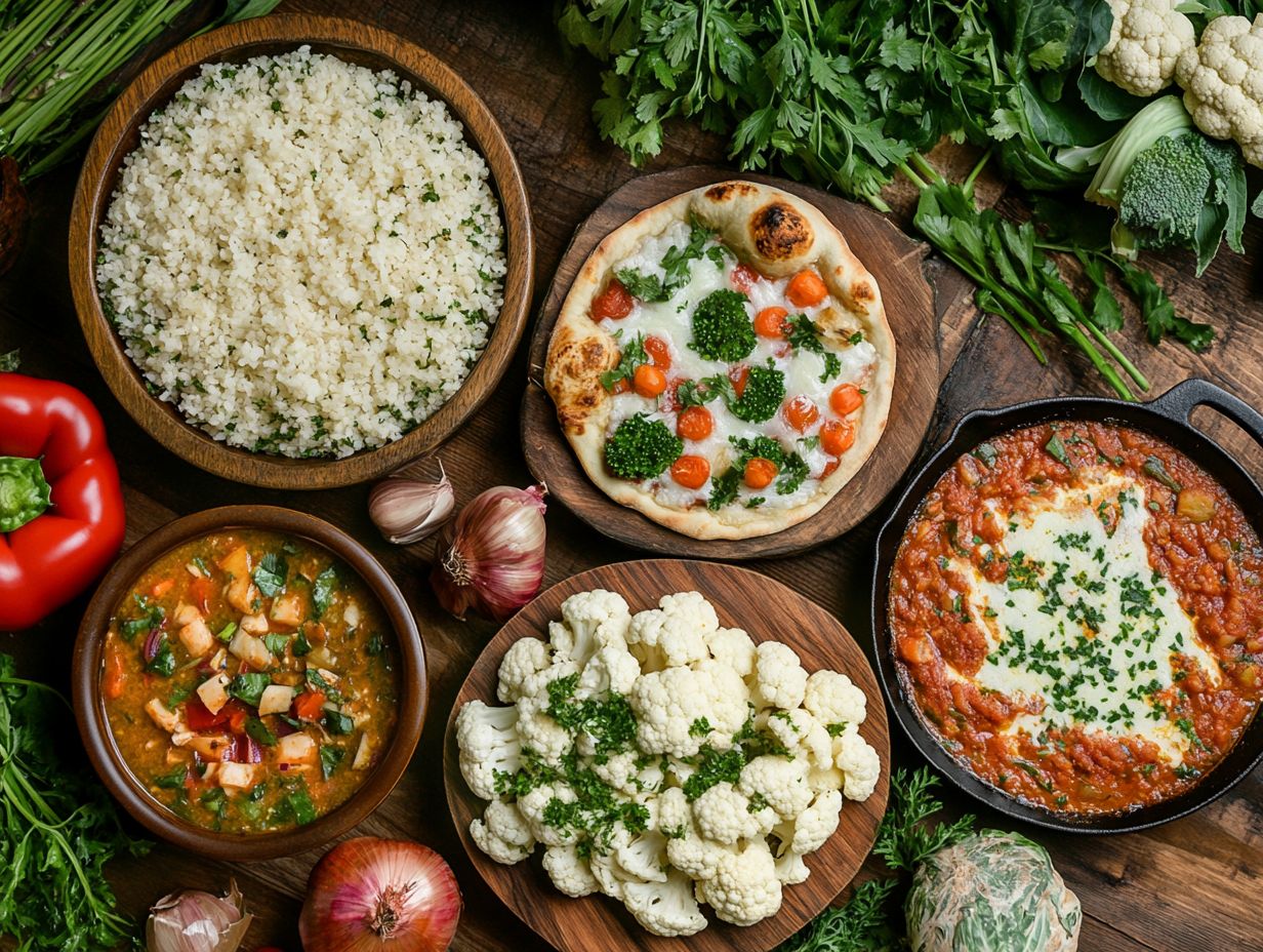 Image showing five creative ways to cook cauliflower.