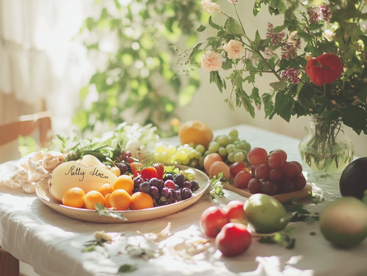 Inspirational quote about mindful eating