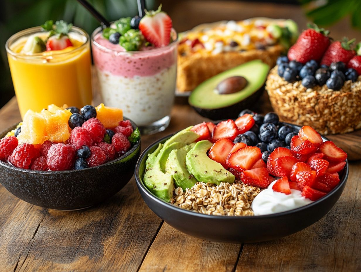 Delicious protein-rich breakfast options for busy professionals.