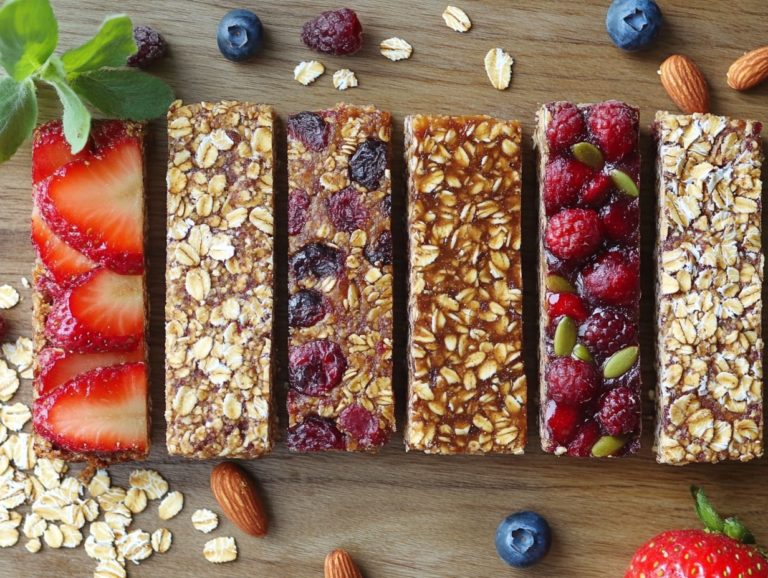 5 Tasty Healthy Breakfast Bars to Make