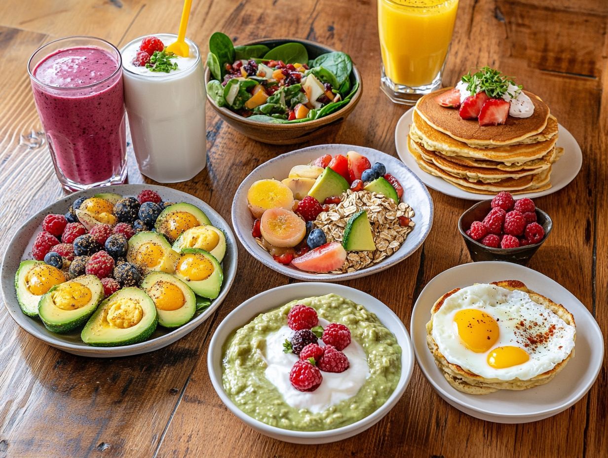 Tips for successful meal planning with breakfast ideas.