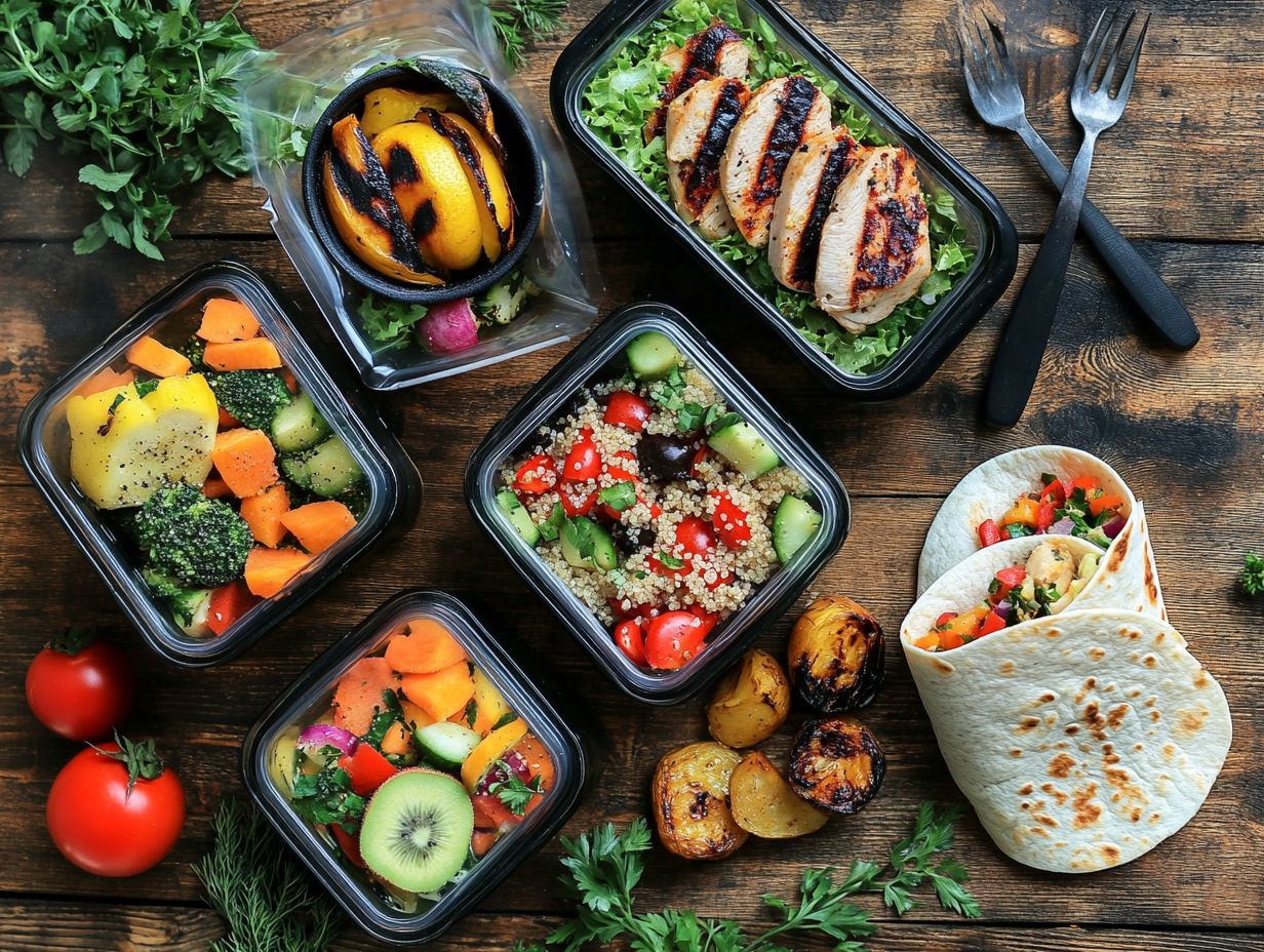 Delicious Mason Jar Burrito Bowl ready for meal prep