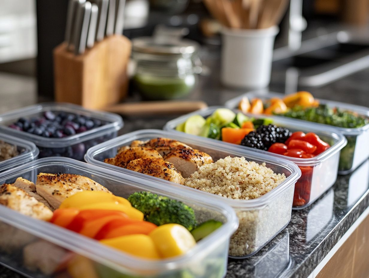 Overview of 7 quick and easy meal prep ideas