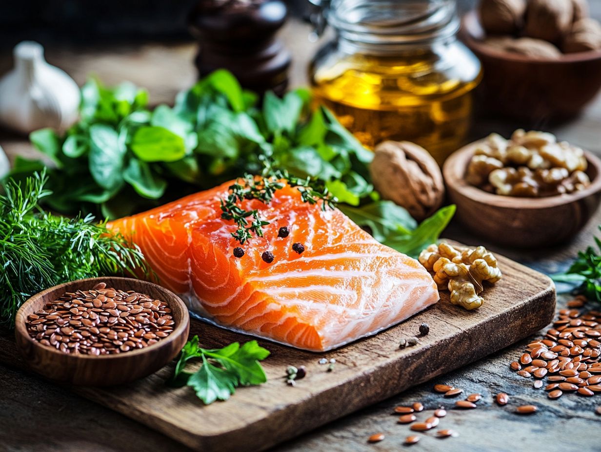 Illustration of frequently asked questions about omega-3 fatty acids