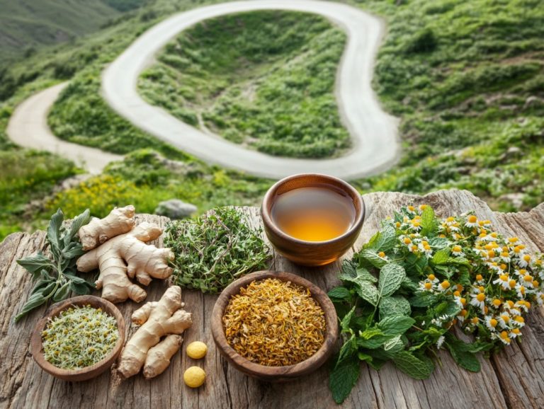 Herbal Remedies for Travel Sickness