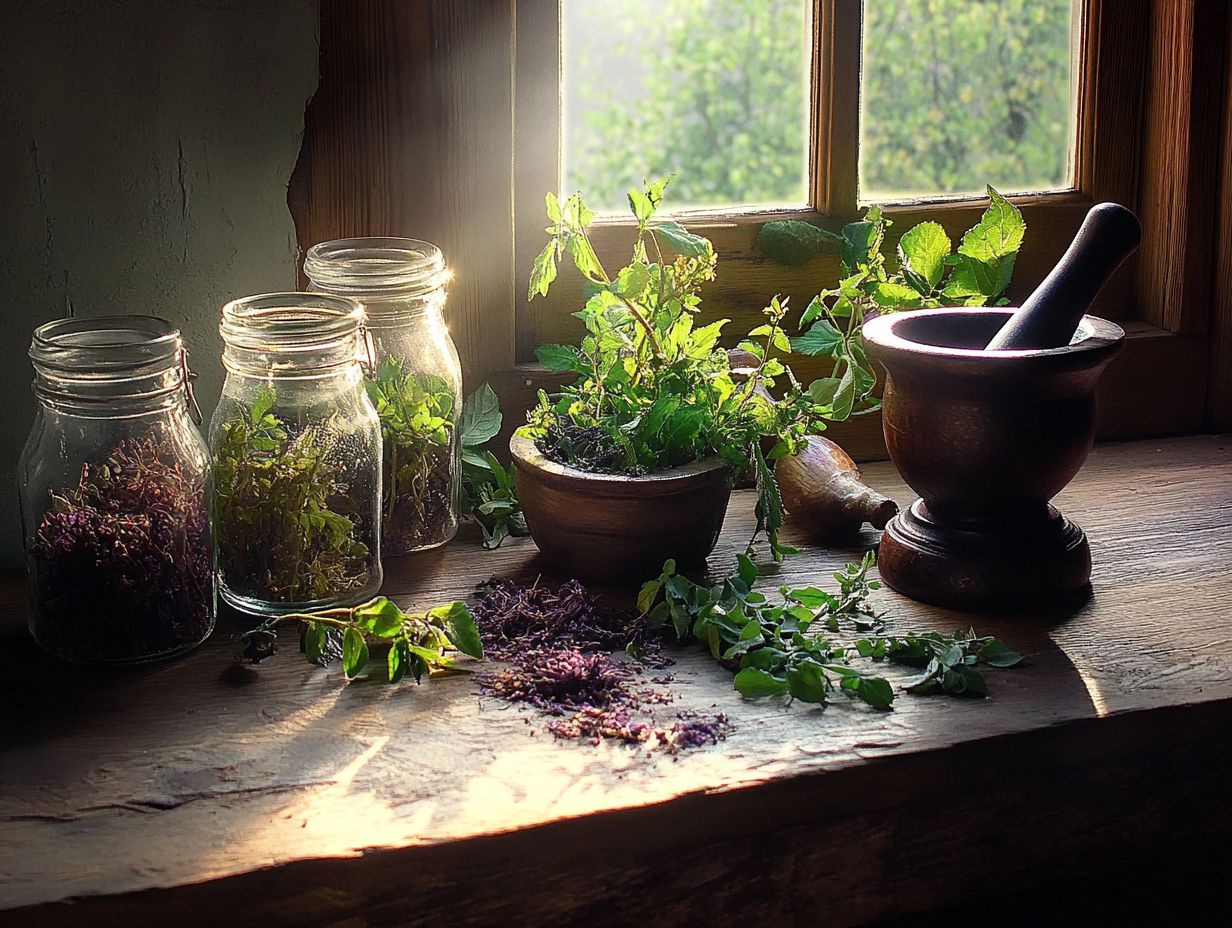 What are herbal remedies for supporting healthy aging?