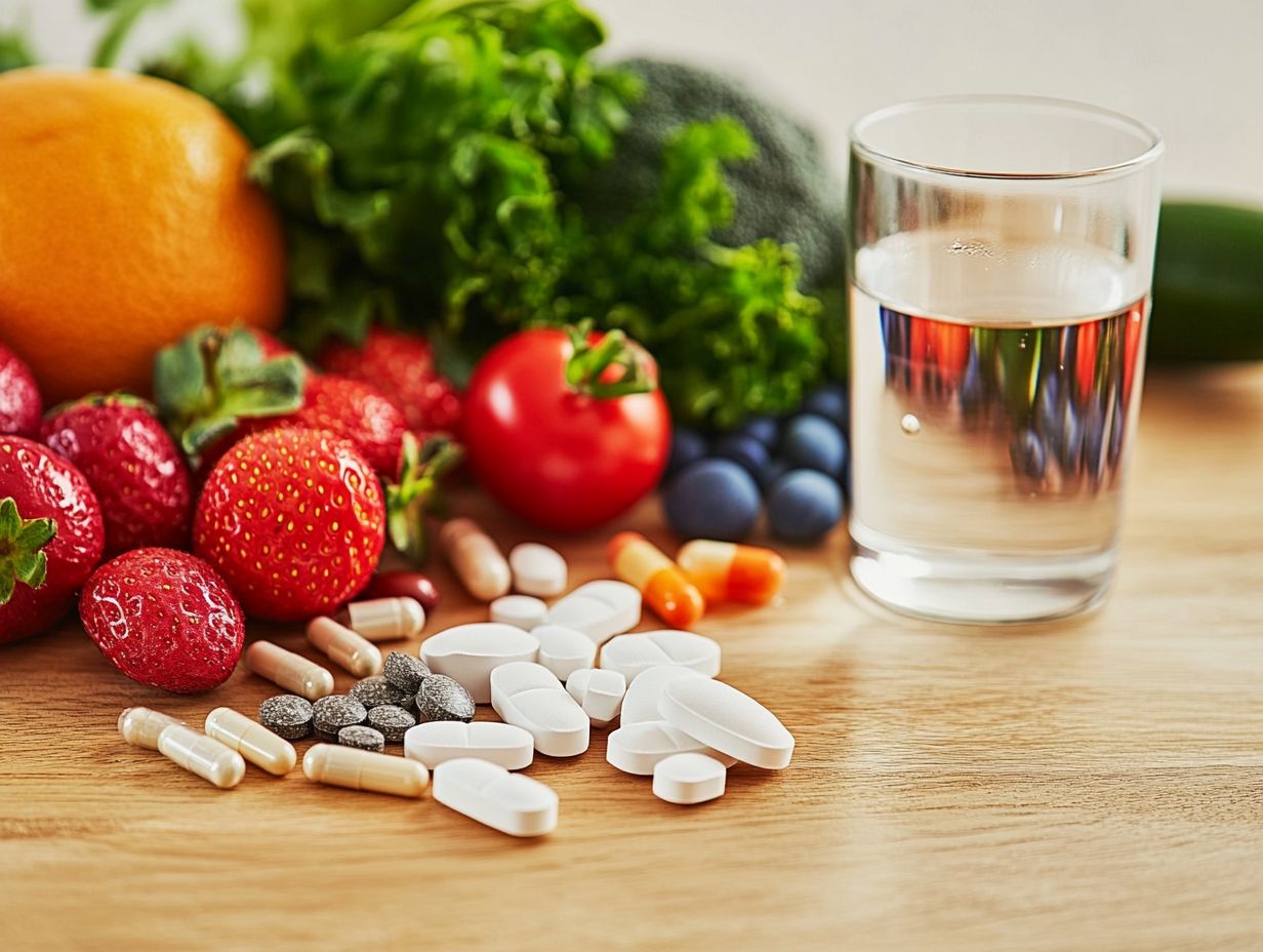 How do dietary supplements affect nutrient absorption?