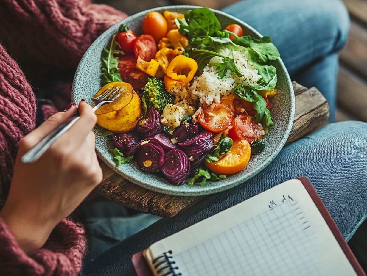 How does mindful eating differ from traditional weight loss diets?