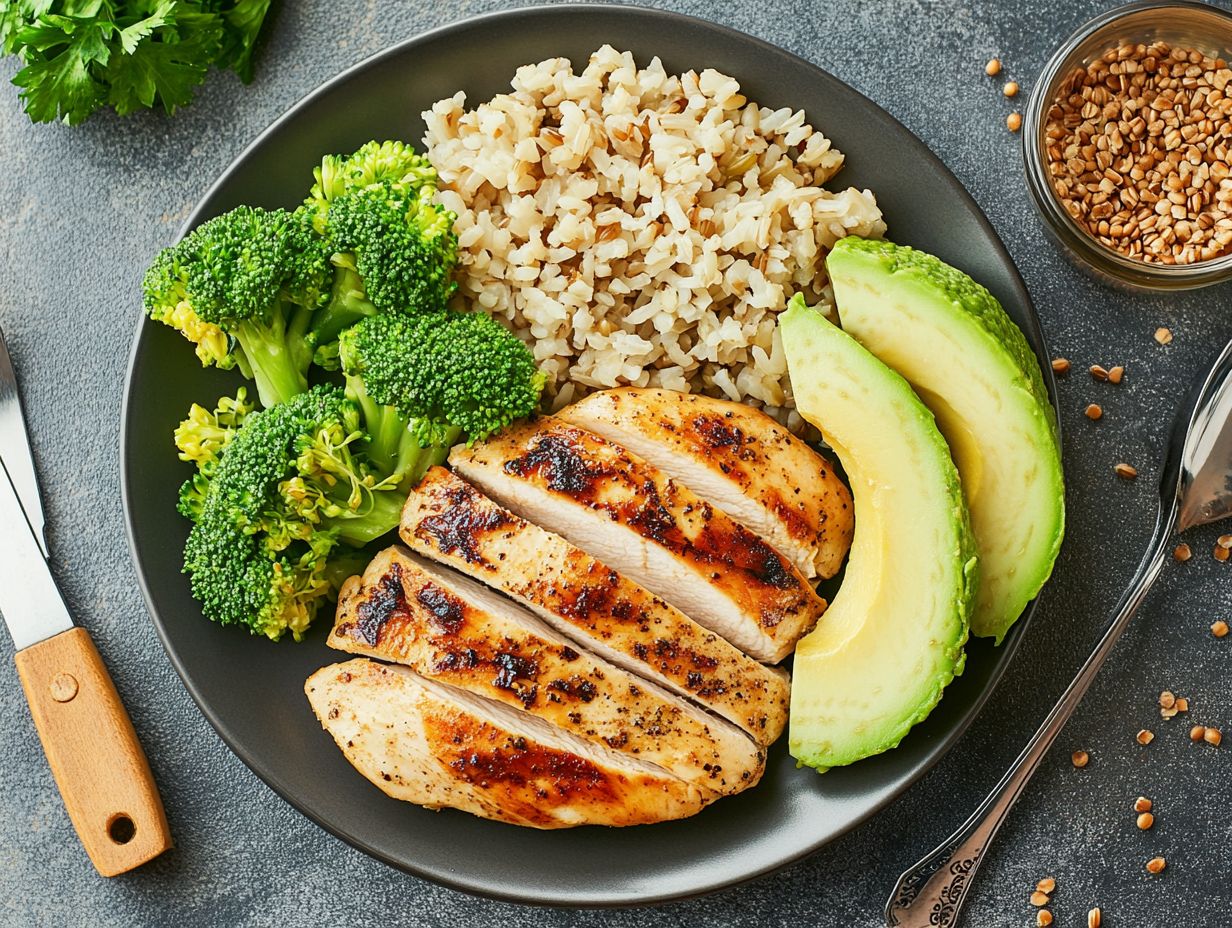 How do I determine the right balance of macronutrients for my meal plan?