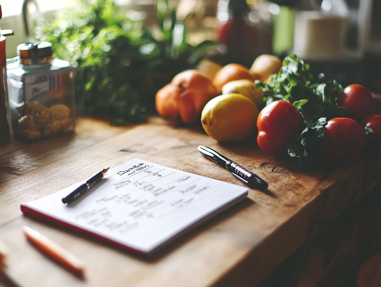 What does it mean to build a balanced grocery list for health?