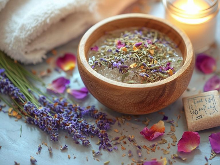 How to Create Herbal Bath Soaks