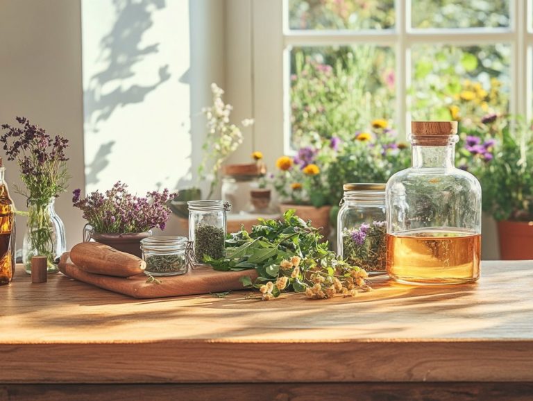 How to Make a Herbal Tincture at Home