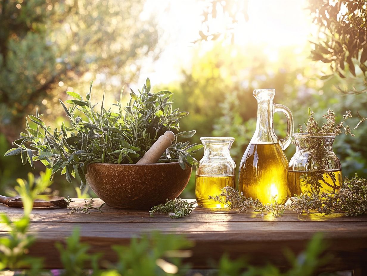 What are the benefits of using herbal infused oils?