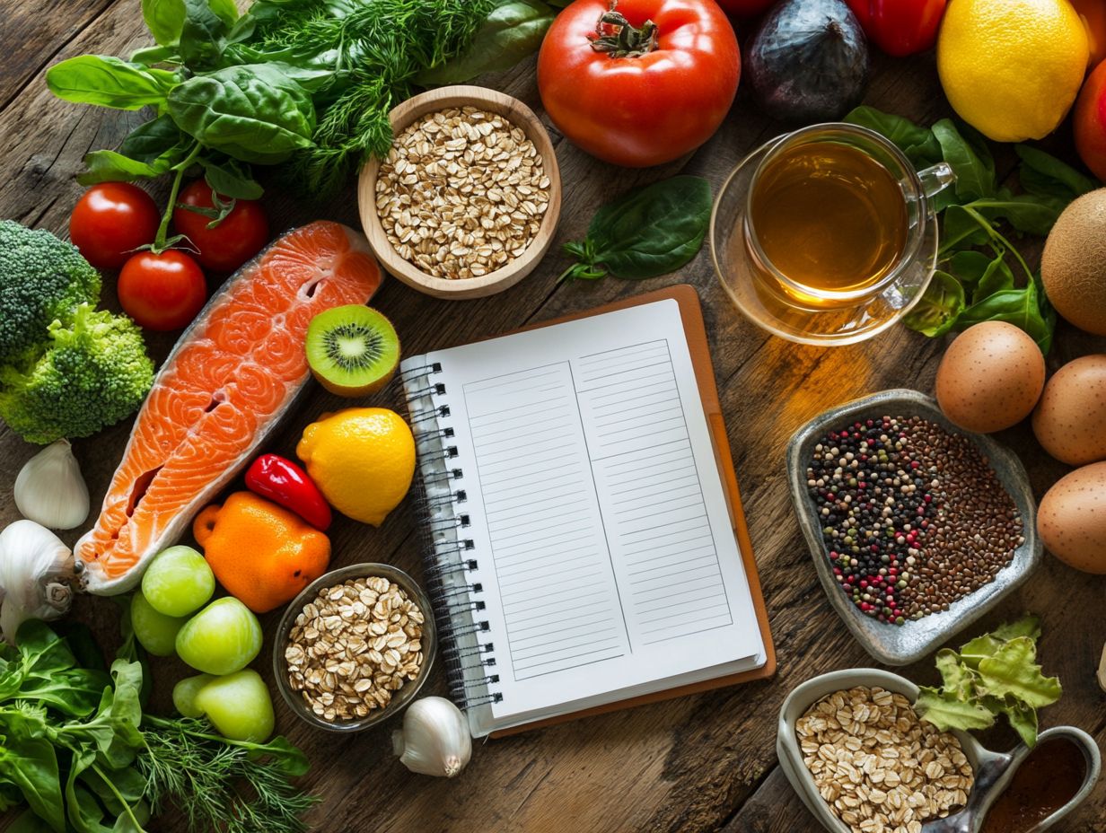 A colorful display of vegetarian and gluten-free meal options