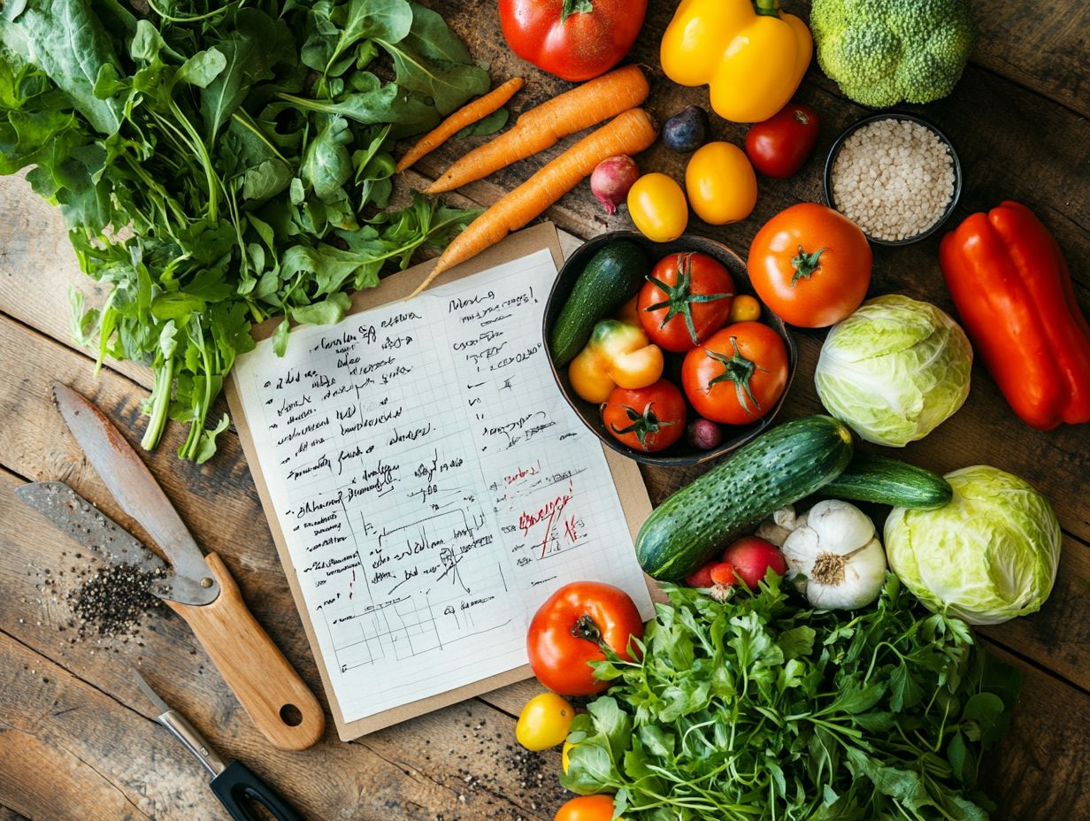 How can I incorporate seasonal ingredients into my meal planning?