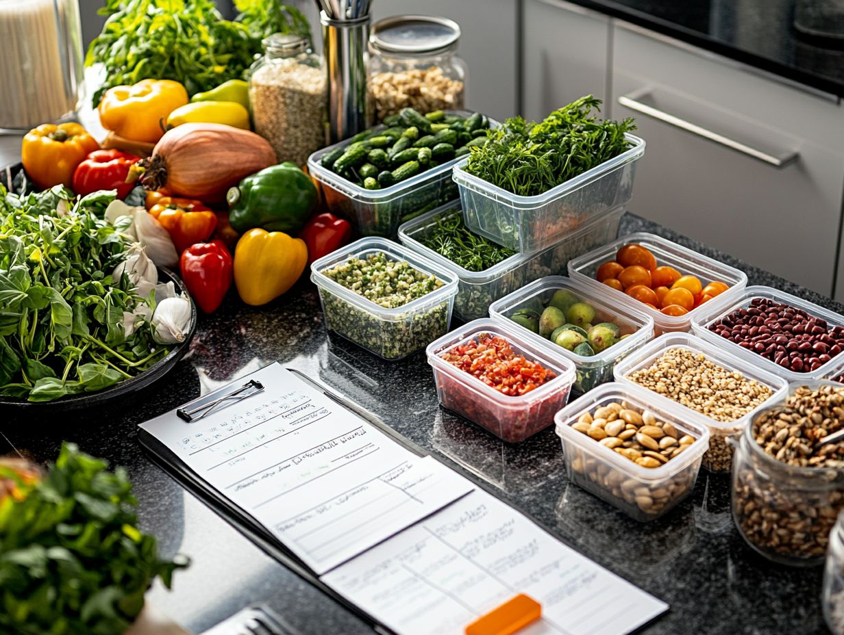 Tips for Maintaining a Well-Organized Meal Planning Space