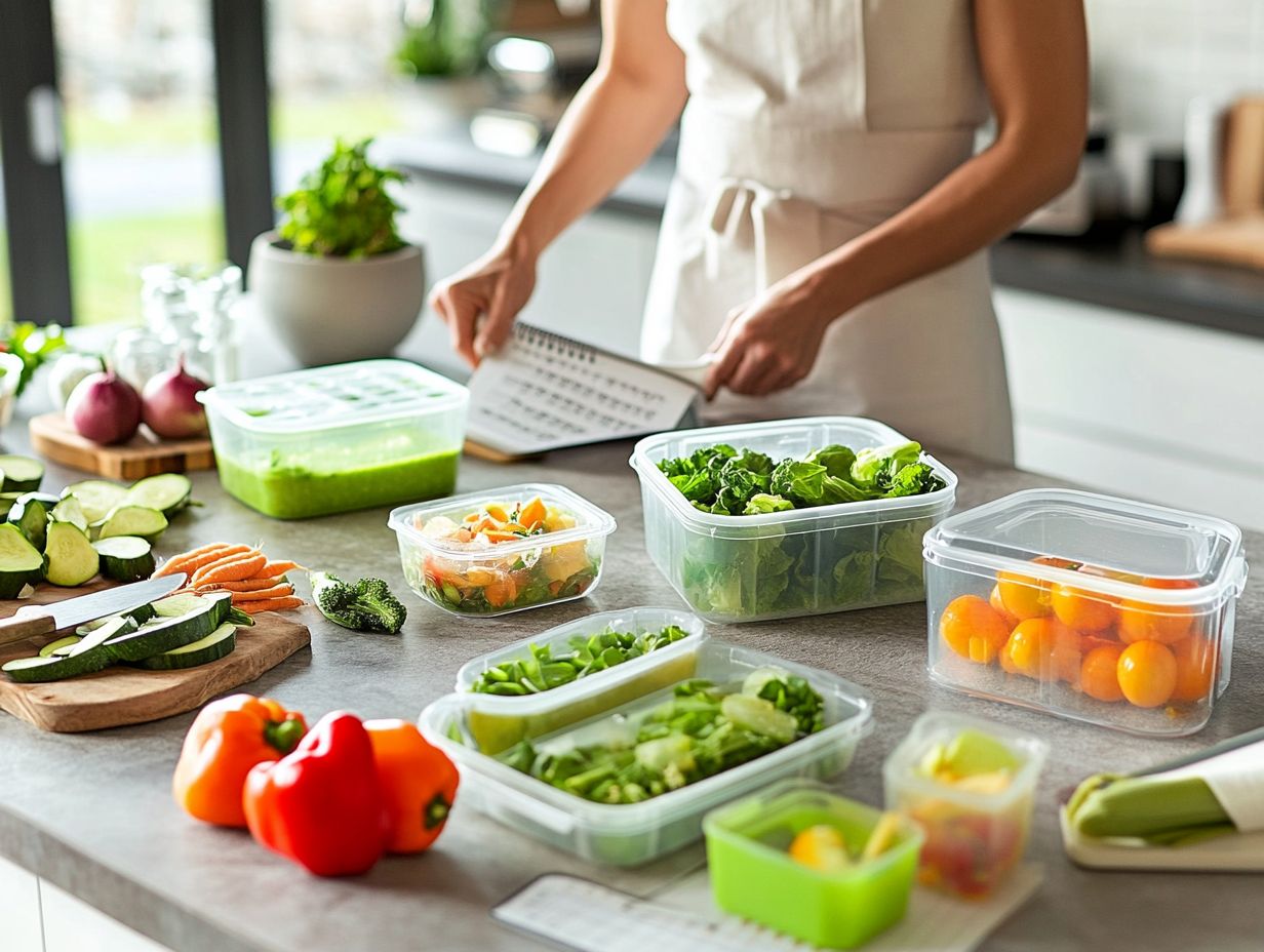 An informative image about frequently asked questions on meal planning for special diets.