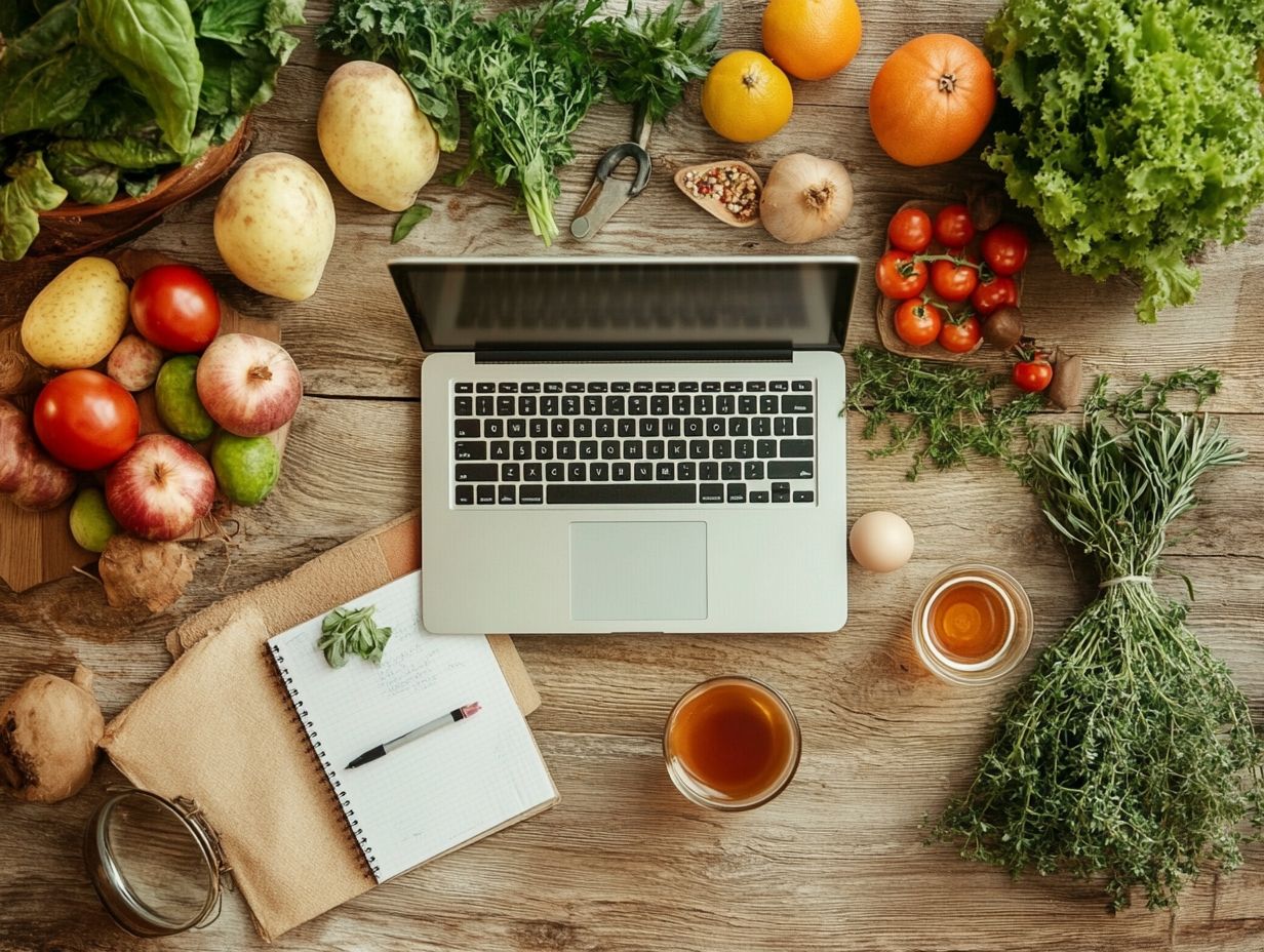 Creative designs and branding ideas for holistic nutrition blogs