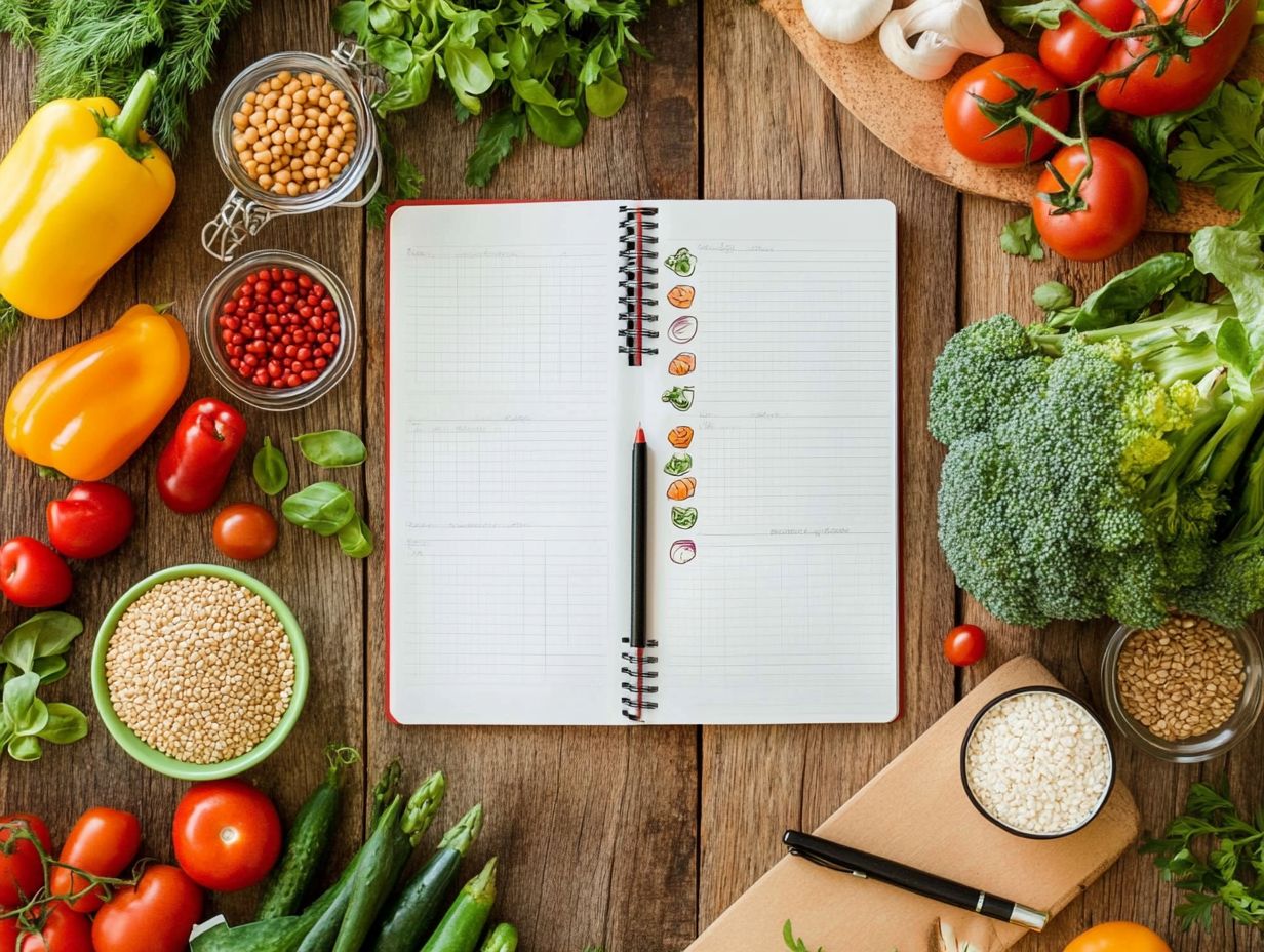 A visual guide to sticking to your meal plan