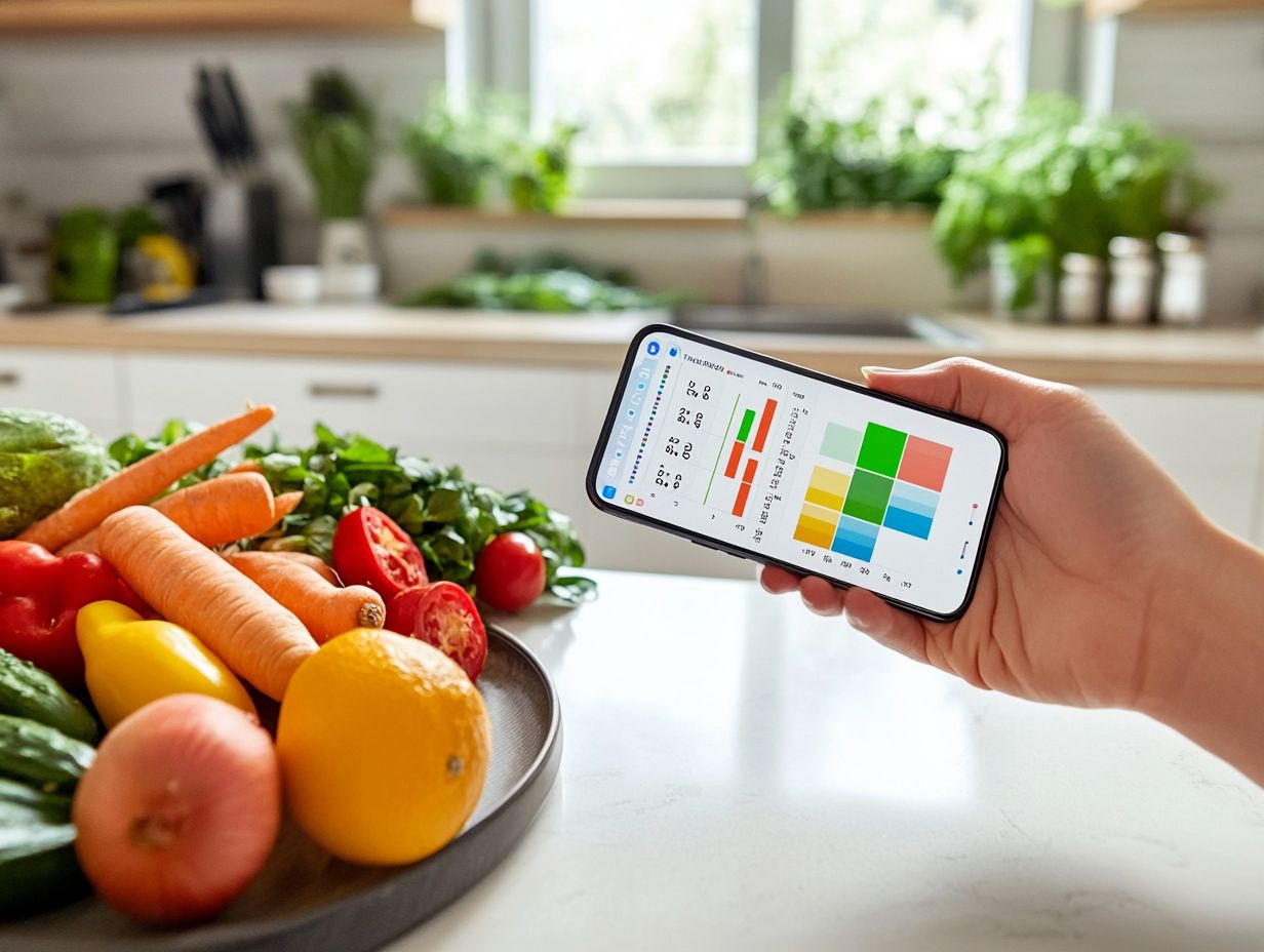 How can technology help with nutrition tracking?