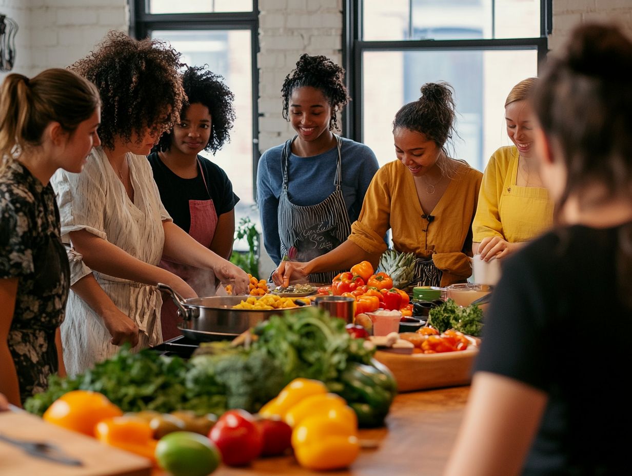 Image illustrating various job opportunities for nutrition course graduates