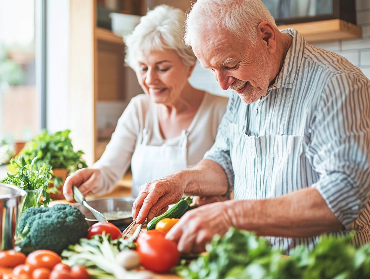 Infographic on hydration for active seniors