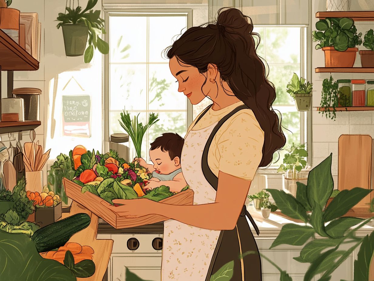 How can nutrition benefit new moms?