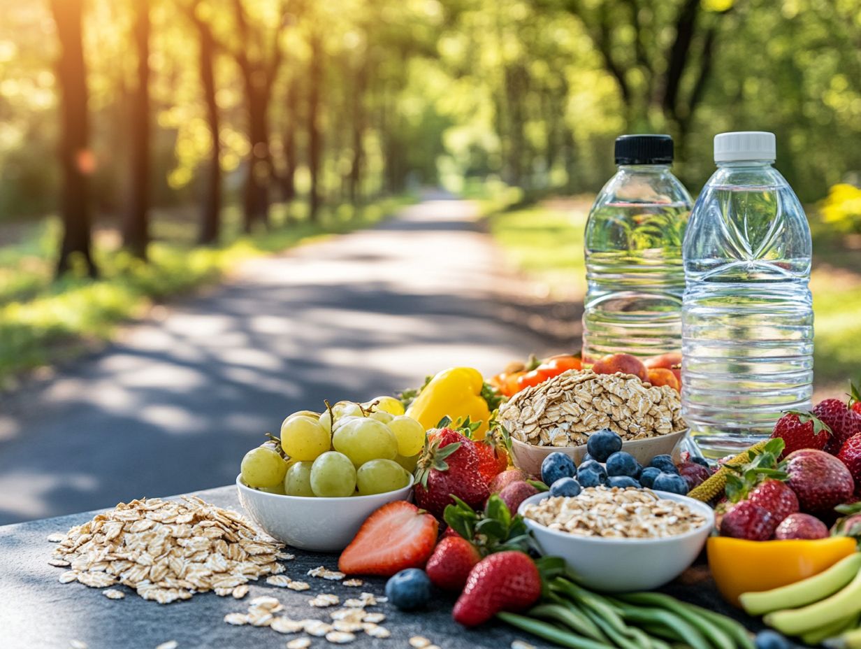 Image showing hydration and energy gels for runners