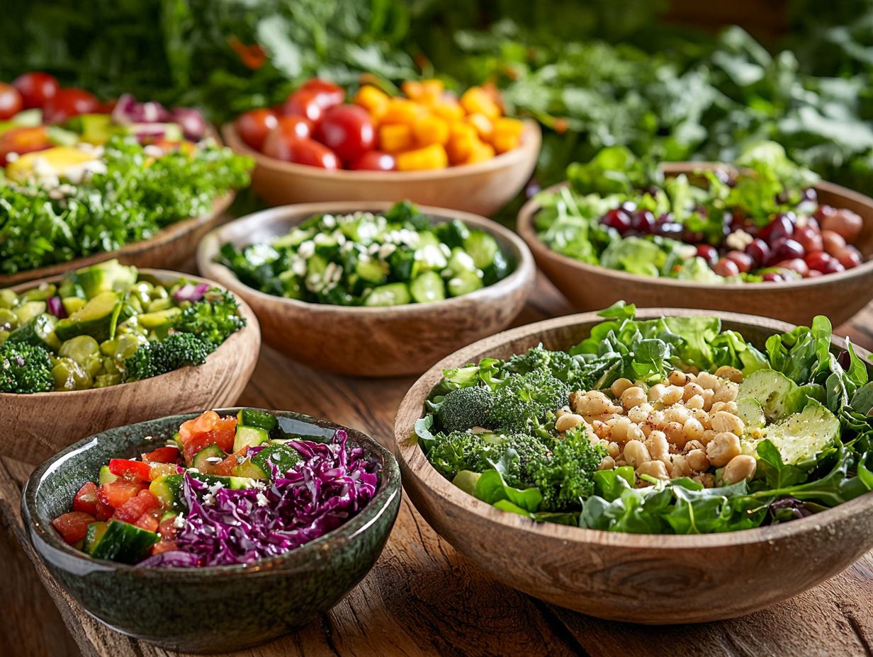 A delicious summer salad featuring seasonal fruits and vegetables.