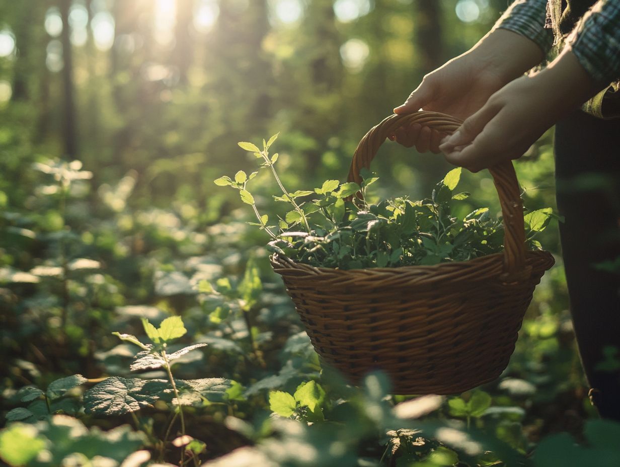 Identifying and Harvesting Herbs