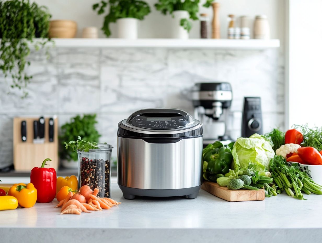 Image of frequently asked questions about kitchen appliances for meal planning.