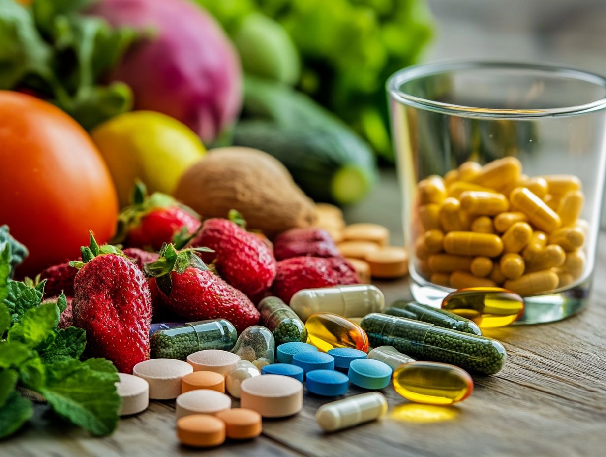 Image showing dietary supplements for preventive health