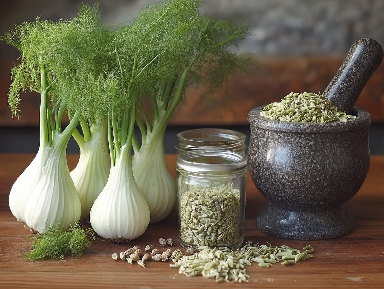 Image illustrating the role of fennel in herbal remedies