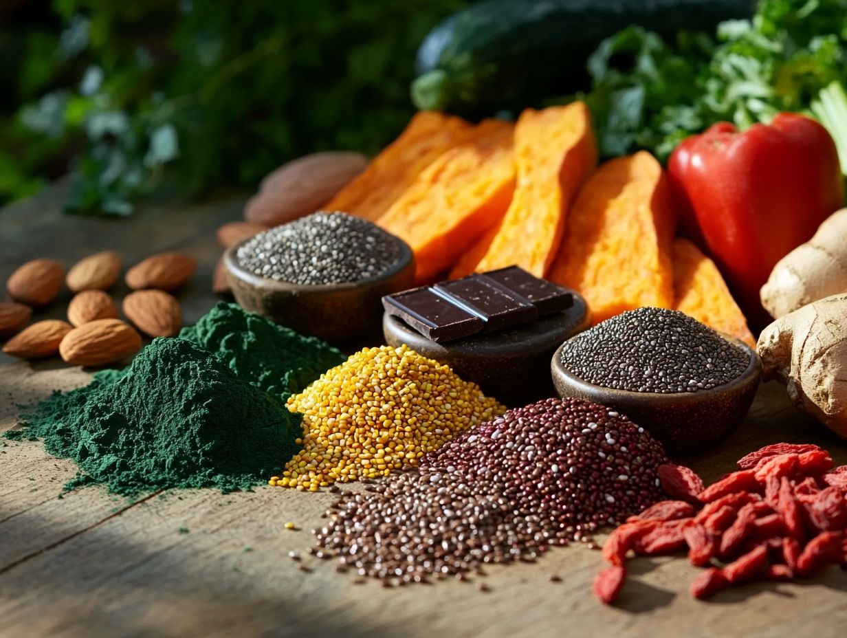 Image illustrating potential risks of consuming superfoods.