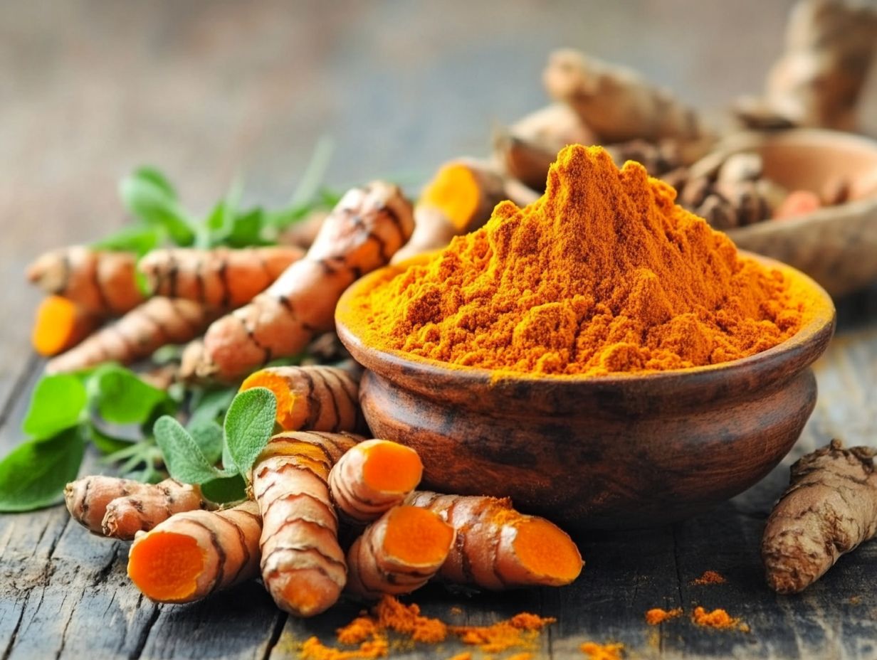 How does turmeric help reduce inflammation in the body?