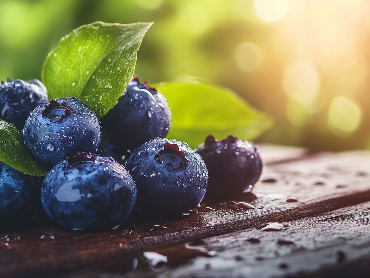 Specific Health Benefits of Blueberries