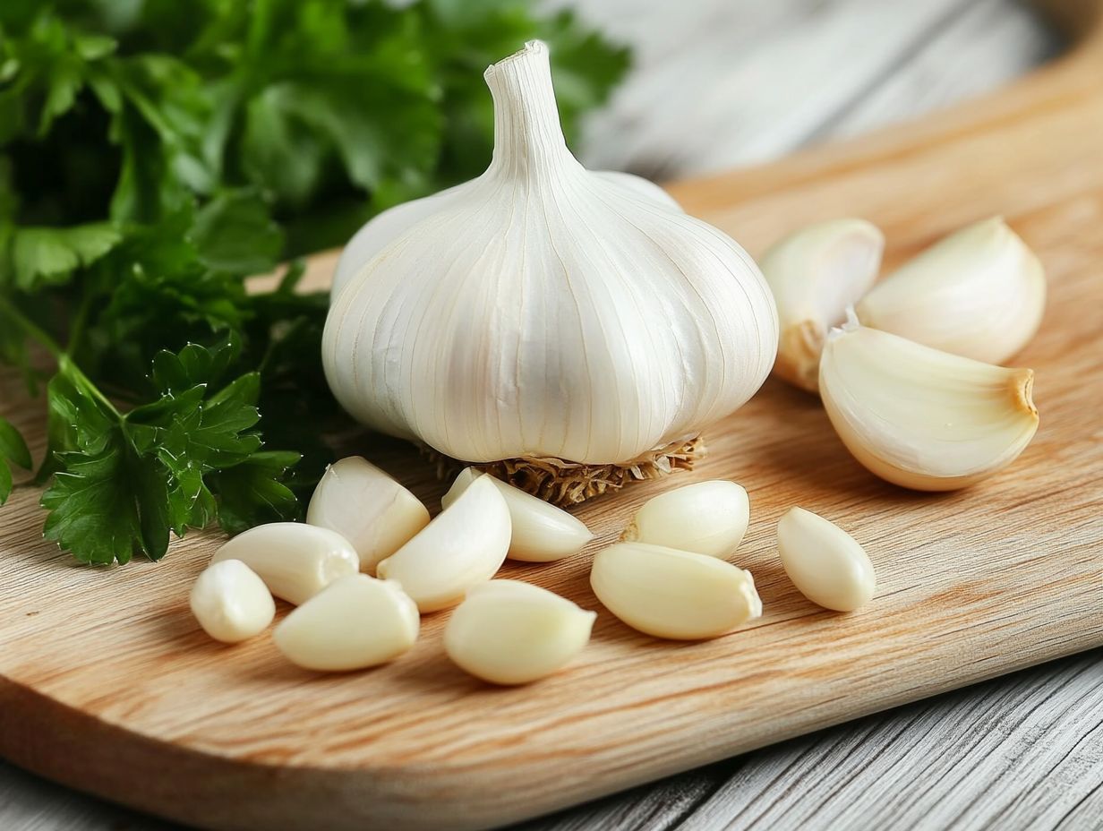 Nutrients found in garlic